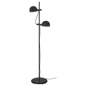 FOLKBAT Podna lampa s 2 refl., crna