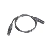 Infinitek L-2T2S mikrofon 6,0mm, XLR (M)/XLR (F) 0,3m, BLK