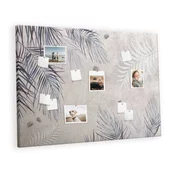 tulup.si Plošča iz plute Palm list 140x100 cm Kovinski zatiči