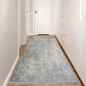 Wallity Tepih 100x500cm Sivo-Krem