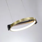 Searchlight Aerial LED viseče svetilo, 3-svetlobno, medeninasto/črno, jeklo - Dnevna soba/jedilnica - Sodobni - satinirana medenina, črna, bela - Kovina