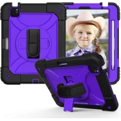 Ohišje za iPad Air 5/Air 4/Pro 11 Stojalo in trak za ramo vijolično