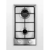 Beko HDCG 32220 SX ploca za kuhanje Nehrdajuci celik Ugradbeni Plin 2 zone(s)