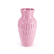 DIKER HOME Keramicka vaza, 26cm, Roze