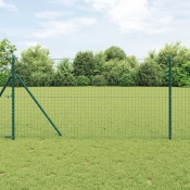 Stup za ogradu 26 pcs Zelena 3,2 x 3,2 x 190 cm