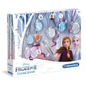 Clementoni komplet za izdelavo nakita, ogrlica s kristali, FROZEN ZA5989