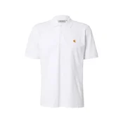 Majice Carhartt WIP S/S Chase Pique Polo UNISEX White/ Gold XL