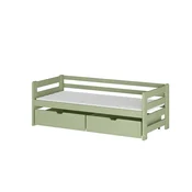 Drveni dječji krevet Ergo s ladicom - olive - 200x90 cm - Bez madraca