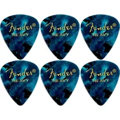 Fender 351 Shape Premium Pick Heavy Ocean Turquoise 6 Pack