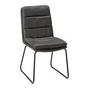 Bessagi Home Stol Kona, Temno Siva, Mikrovlakna