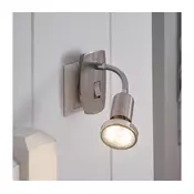 Eglo 902366 - LED svetiljka za uticnicu MINI 1xGU10/2,8W/230V mat hrom
