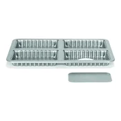 Patisse mini pekač za 4 tartlete z odstranljivim dnom 13 x 8 cm Silver-top P03571
