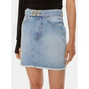 TWINSET Jeans krilo 241TT2391 Modra Straight Fit
