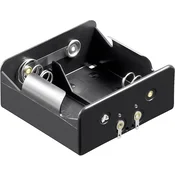 Goobay Goobay 11033 Nosilec baterij 2xMono (Typ D) Spajkalni priklop (D x Š x V) 73 x 71 x 31 mm