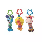 Playgro viseće igračke za putovanja, 3 komada
