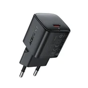 Acefast A117 GaN PD 20W USB-C hitri polnilec - črn