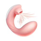 Vibrator + Zracni Stimulator Pink Wave