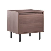 Nočna omarica Berwyn 3309 (Temen les) Temen les, 45x45x40cm, MDF plošča, Iverna plošča