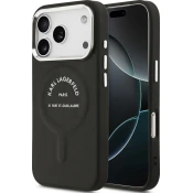 Karl Lagerfeld PU RSG Logo MagSafe Zadnji Pokrov za iPhone 17 Pro Max Black