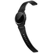UNIQ Fluo x Smart-Fit pašček za Garmin 22 mm črne barve