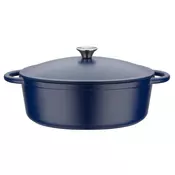 Casserole with lid GSW 717328 Blue Stainless steel 7 L