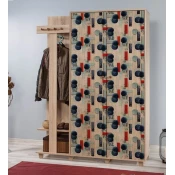 Hanah Home Ormar Garmanto 135-520, 135x192x36 cm, Šareni