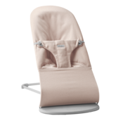 Bouncer Bliss - Light pink/Woven mélange/Light grey