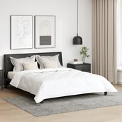 Duvet s jastucima s jastukom 3 pcs Bijelo Mikrofibra i Pero