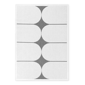 Črno-bela notranja in zunanja preproga 160x230 cm Duet Bowen – NORTHRUGS
