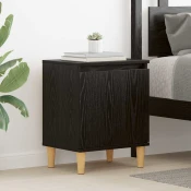 Nocni ormar Crni hrast 40 x 30 x 50 cm Konstruirano drvo