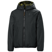 Helly Hansen JR CHAMP REVERSIBLE JACKET, otroška smučarska jopa, črna 41736