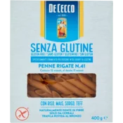 De Cecco Brezglutenske testenine Penne Rigate 400g -