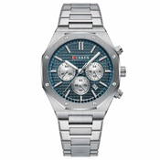 Moška ročna ura Curren Royal Silver/Blue