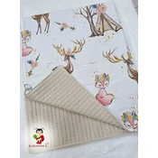 Bubamara 037 Pokrivac za bebe Životinje, 95cm x 75cm