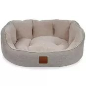 Paws & Whiskers Krevet za ljubimce Coco, 45 × 50 × 10 cm, Bež