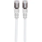 Intellinet Intellinet 741361 RJ45 omrežni kabel\, Patch kabel CAT 6a (neobdelani kabel CAT7) S/FTP 1.00 m bela brez halogena 1 kos, (20421301)