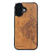 shumee Lesen ovitek Bewood za iPhone 17 MAČKA LOVER IMBUIA