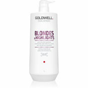 Goldwell Dualsenses Blondes Highlights šampon za plavu kosu i kosu s pramenovima 1000 ml za žene
