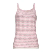 VIVANCE Top z naramnicami roza/bela