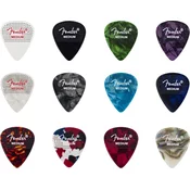 Fender 351 Dotted Celluloid Picks 12-Pack Medium Trzalica