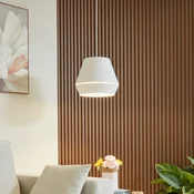 Lucande Mynoria LED viseče svetilo, belo, aluminij, O 35 cm - Dnevna soba/jedilnica - Sodobni - bela