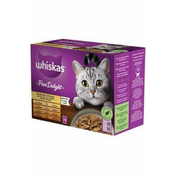 Whiskas vrecica Pure Delight izbor peradi u želeu 12 x 85 g