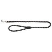 TRIXIE Cavo povodac za pse S-M 1m/12mm – crno-sivi