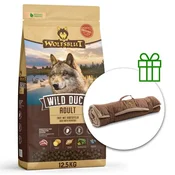 WOLFSBLUT Wild Duck Giant Breed 12,5 kg + Potovalna odeja BREZPLAČNO