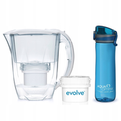 Vrč za vodo Aqua Optima Oria 2,8 l + 60-dnevni filter + 600 ml steklenica za vodo