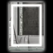 Homestar Kopalniško ogledalo LED 50x70 cm srebrno