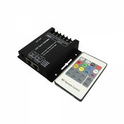 V-TAC LED RGB krmilnik/spreminjevalnik, 3 kanali, 12V: 288W, 24V: 576W