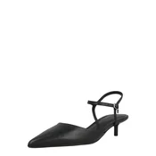 STEVE MADDEN Čevlji s peto in s paščki Adelaide črna