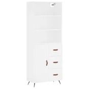 Vidaxl Visoka komoda 69,5x34x180 cm inženirski les