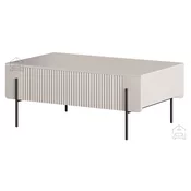 Klubska miza Malmi 100 2SZ - kašmir, črne nogi